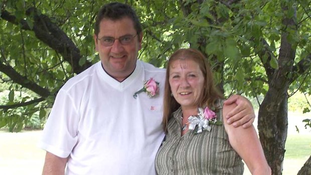 Victims ...  Bill and Lorraine Currier.
