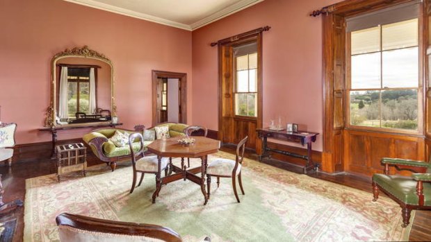 Back in time: Some of the rooms at Throsby Park.