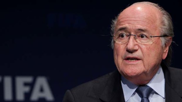 "Sad day for football" ... FIFA president Sepp Blatter