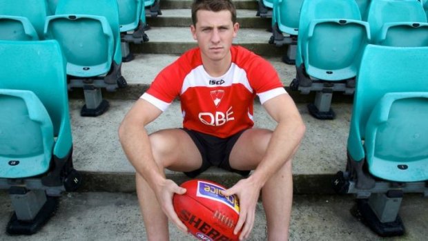 Permanent fixture: Young Swan Harry Cunningham wants to become a key part of the Sydney midfield.