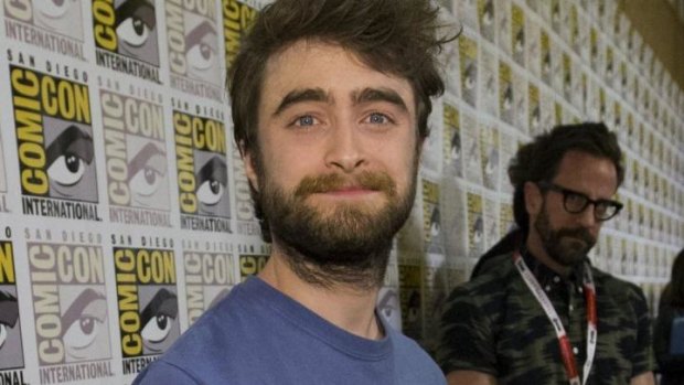 Daniel Radcliffe, who played Harry Potter in eight films, at Comic-Con. 