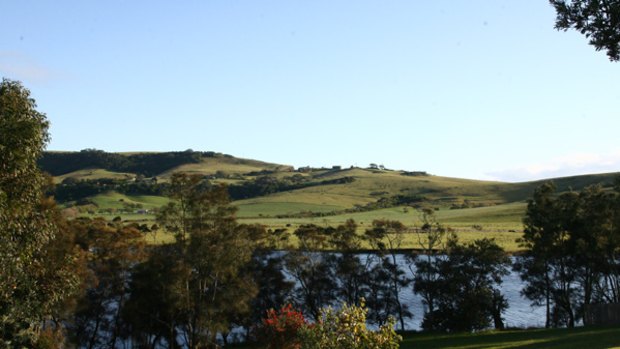 View from the top ... verdant Gerringong.