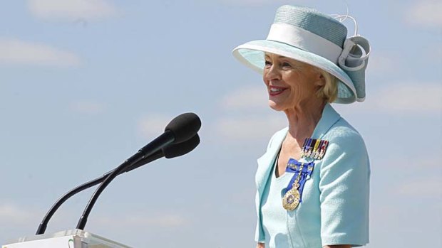 Outgoing Governor-General Quentin Bryce will leave the position in March.