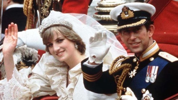 The beginning ... Diana, Princess of Wales, and Prince Charles.