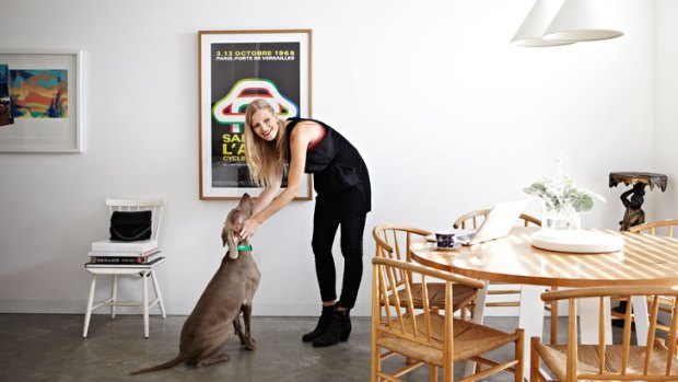 The home of Melbourne home of interior designer Georgina Jeffries.