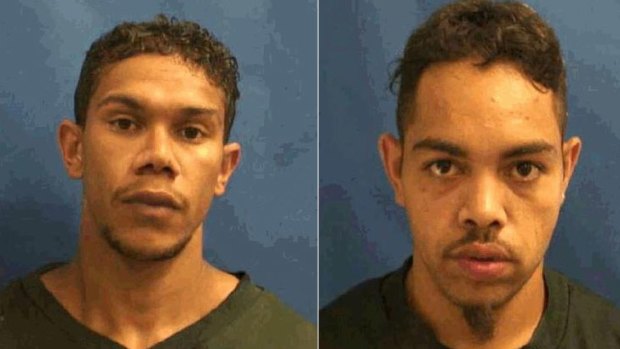Kelden Edward Fraser and Cameron John Graham escaped from a security van at Geraldton Airport.