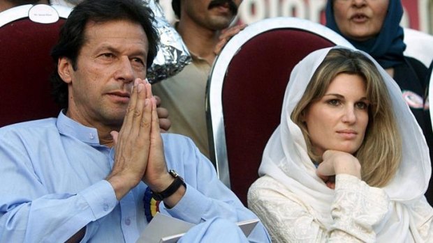 Imran Khan and his former wife Jemima.