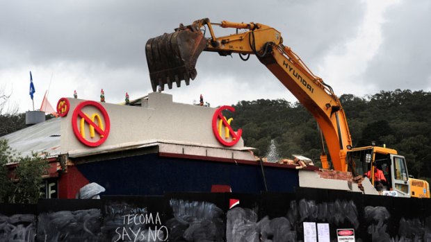 McDonald's in embroiled in a major PR war in Tecoma, Victoria.