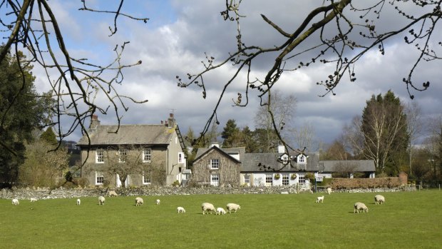 The village surrounding  L'Enclume restaurant.