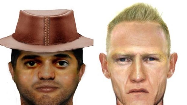 Police wish to speak to these men over the attack on the elderly couple.