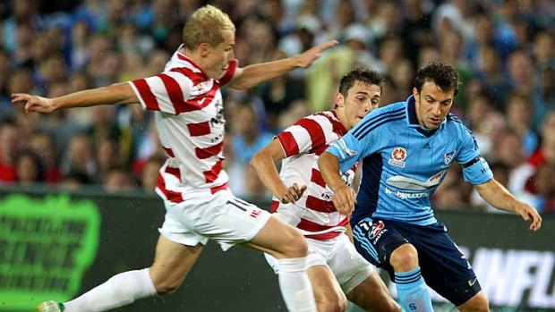 Fit again &#8230; Alessandro Del Piero was a substitute against the Wanderers last week.