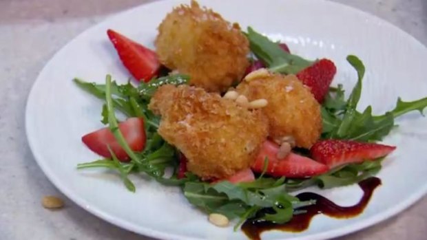 The judges thought Robert and Lynzey's entree looked too "retro".