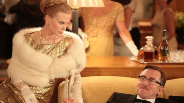 Royal mess: Grace, Princess of Monaco (Nicole Kidman) and Prince Ranier (Tim Roth), in a scene from <i>Grace of Monaco</i>.