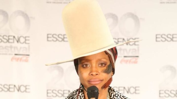 Odds are on Erykah Badu's fashion forward, felt fedora accompanying her to the spring racing carnival despite it being the season for straw.