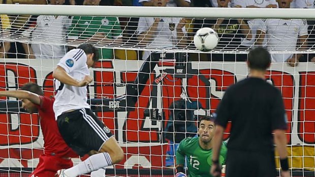 Gomez's header put Germany in front.