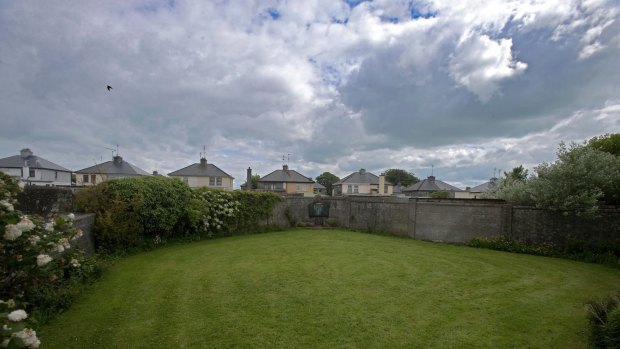 The site where children who died in the Tuam mother and baby home are buried.
