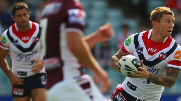 Todd Carney made his return for the Roosters.