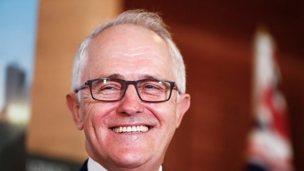 Prime Minister Malcolm Turnbull  after signing a letter of intent for a Peru-Australia free trade agreement.