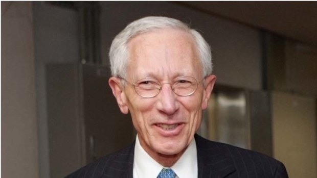 Mirrored acts ... Israel's central bank governor Stanley Fischer.