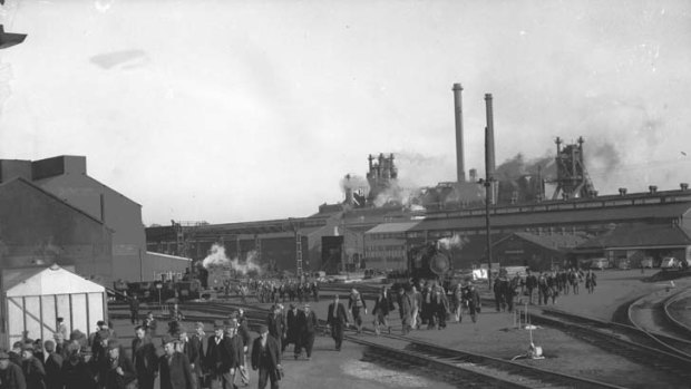 It's in the blood &#8230; steel has been made in Port Kembla since the 1920s.