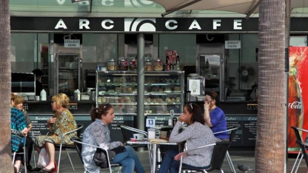 No eftpos income: Arc Cafe at Circular Quay.