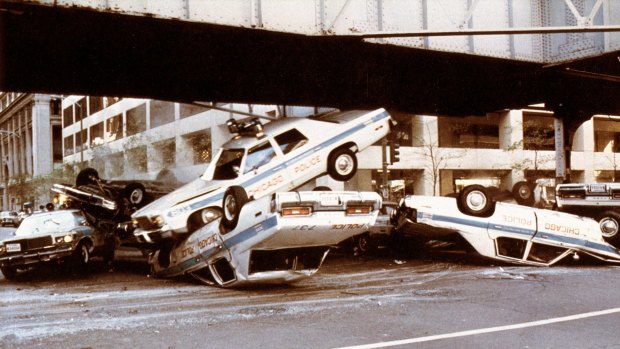 The Blues Brothers featured several pile-ups, most of which involved police cars.