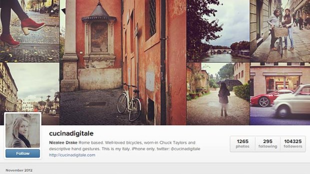 Moving online ... the new web-based Instagram profile.