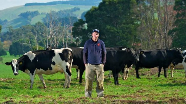 Dairy farmer Damien Murphy.