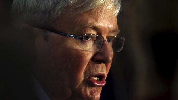 Urged to call an election: Kevin Rudd.