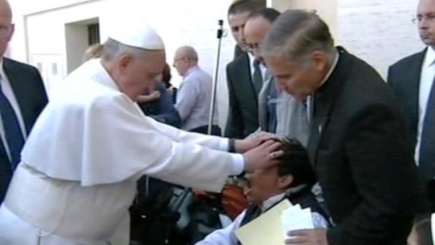In May last year it was claimed that Pope Francis had performed an exorcism during a Mass in St Peter’s Square.