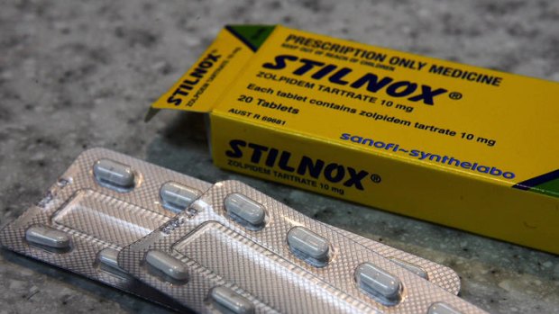 Stilnox sleeping pill.