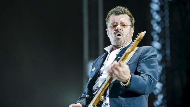 INXS' Tim Farriss performing in 2012.
