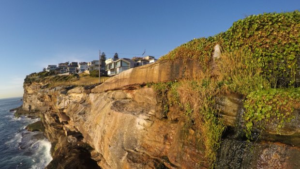 The sewer outlet at Diamond Bay. The century-old sewerage system of the eastern suburbs is the last in NSW to allow human waste to flow directly into the sea.