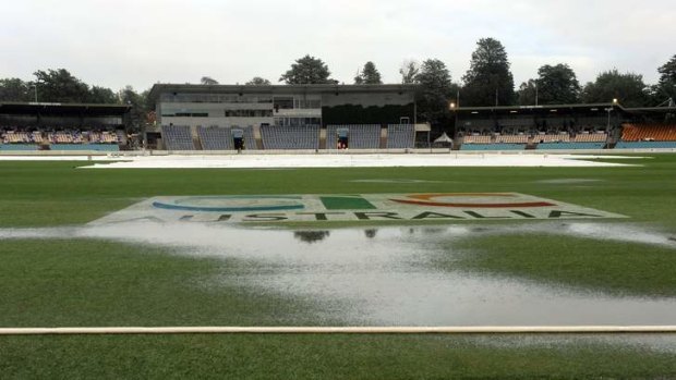 The Prime Minister's XI cricket match at Manuka Oval was abandoned last year due to the rain.