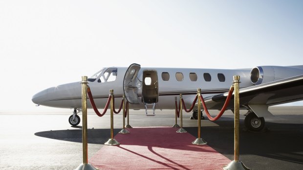 Chartered planes are the focus on the business.