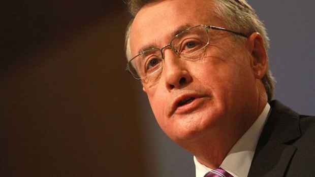 Treasurer Wayne Swan.