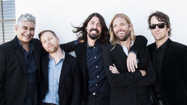 Musical adventure: Foo Fighters (from left) Pat Smear, Nate Mendel, Dave Grohl, Taylor Hawkins and Chris Shiflett.