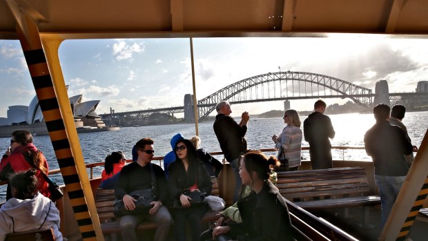 Manly ferries could be hired for exclusive functions.