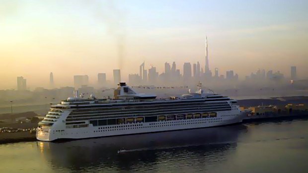 A new home ... Brilliance of the Seas in Dubai.