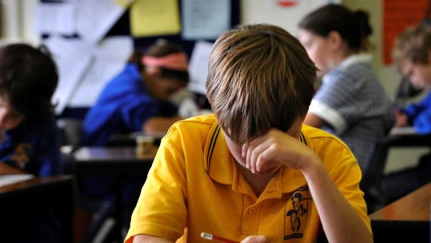 Fear of falling behind ... parents want in-school suspensions to be introduced in NSW.