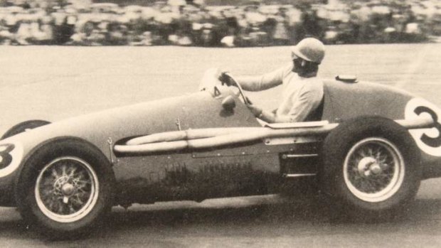 Racing royalty: Tony Gaze during his racing days.