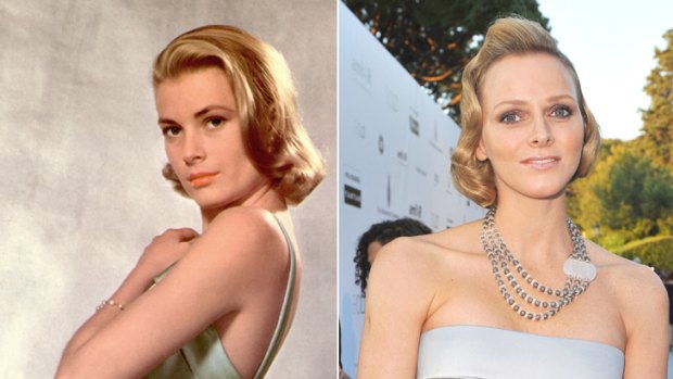 Grace-ish ... Charlene Wittstock shares Princess Grace's fine-boned elegance.