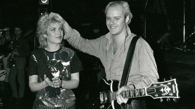 Band mates … Kim Wilde and her brother Ricky, who's just nine months younger than she is, in 1982.