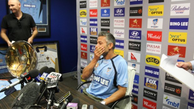 Farewell ... Sydney FC captain Steve Corica's career is over following confirmation yesterday that the hamstring injury he suffered in Sydney's minor premiership clinching 2-0 win over Melbourne Victory on Sunday will rule him out of the A-League finals.