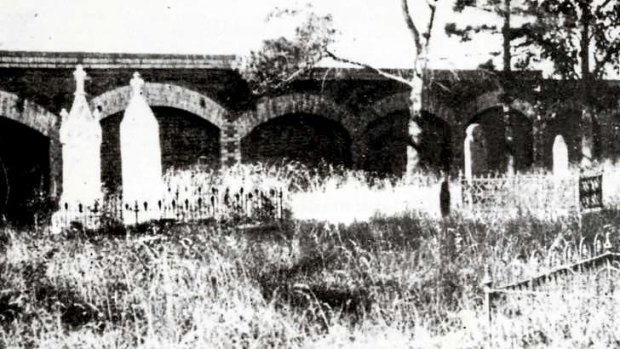 Old Melbourne Cemetery Looking north toward Victoria Market