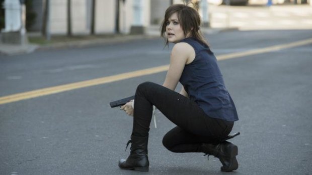Tough stuff: Megan Boone as Elizabeth Keen in The Blacklist.