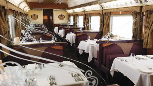 The Queen Adelaide dining car.