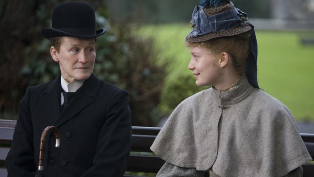 Hidden gender ... Glenn Close (with Mia Wasikowska, right) has long nurtured this role.