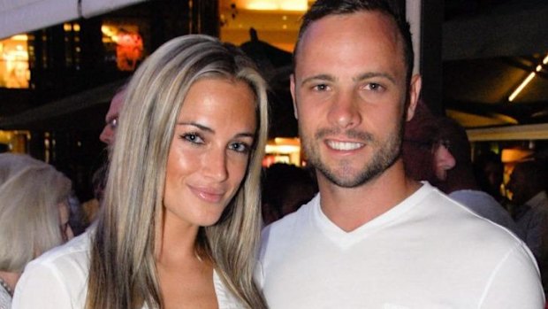 Oscar Pistorius with his late girlfriend Reeva Steenkamp.