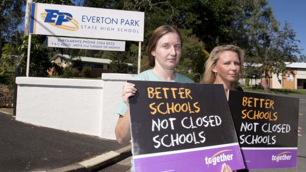Sue Ellis and Lauren Millard fought for Everton Park State High School's survival. They received good news this week.